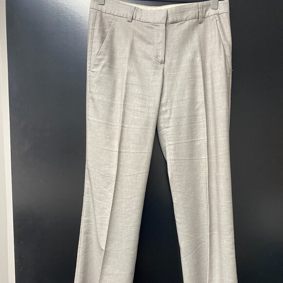 Theory Virgin Wool/Linen Blend Pants Size 4 - Picture 2 of 8
